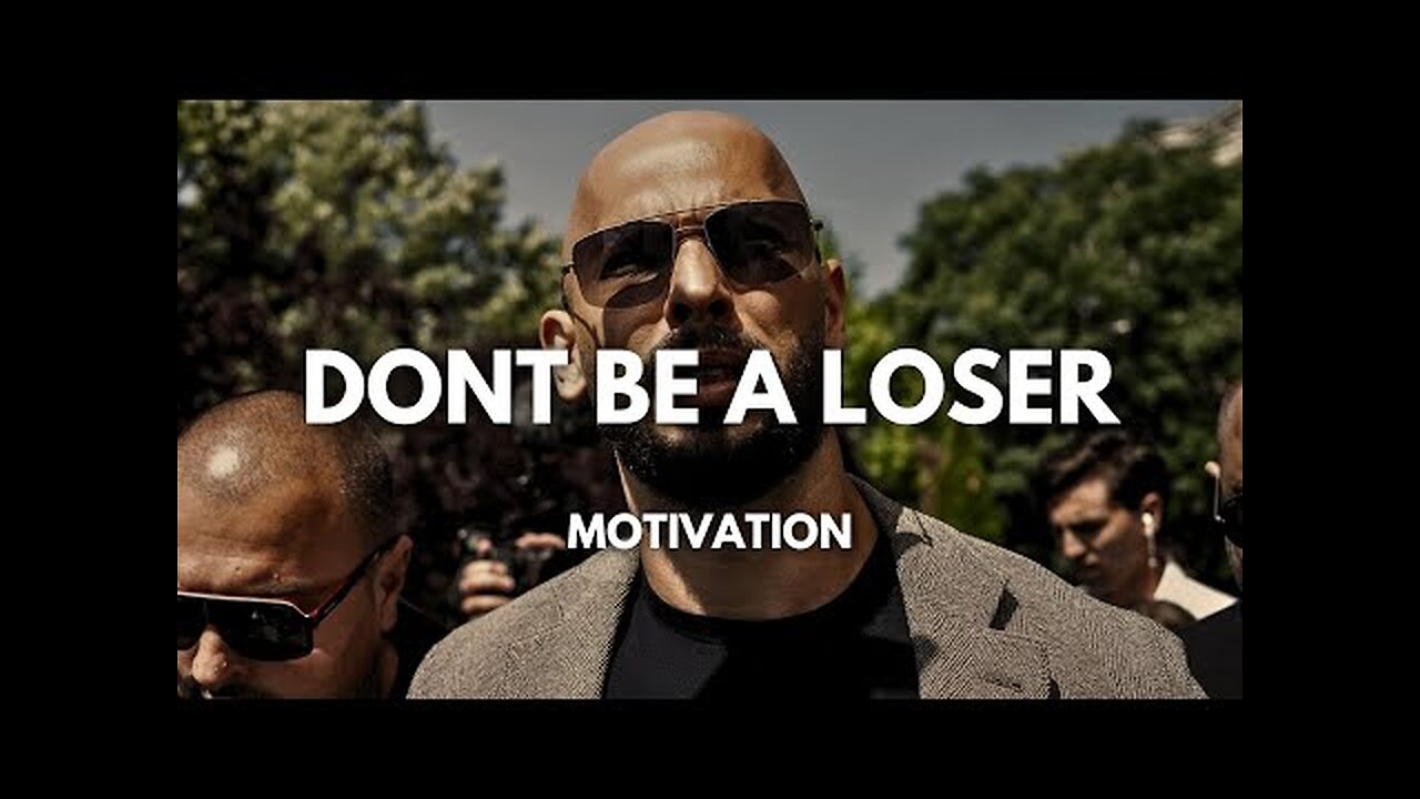 Andrew Tate: I Will Never Be A Loser | Masculine Motivational Advice On How To Win