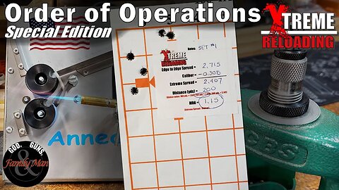 EXTREME RELOADING (Special Edition): Annealing Order of Operations and its effect at the Range