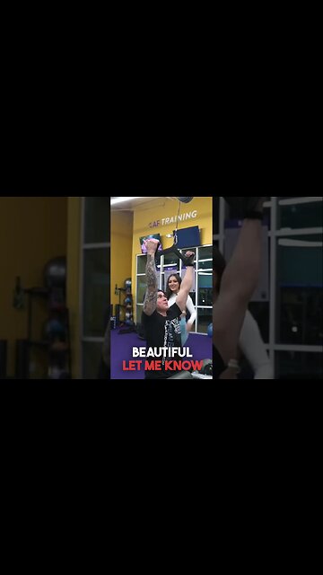 My gym crush asked me to correct her form… #fitgirl #gymgirl #gymcrush #shorts