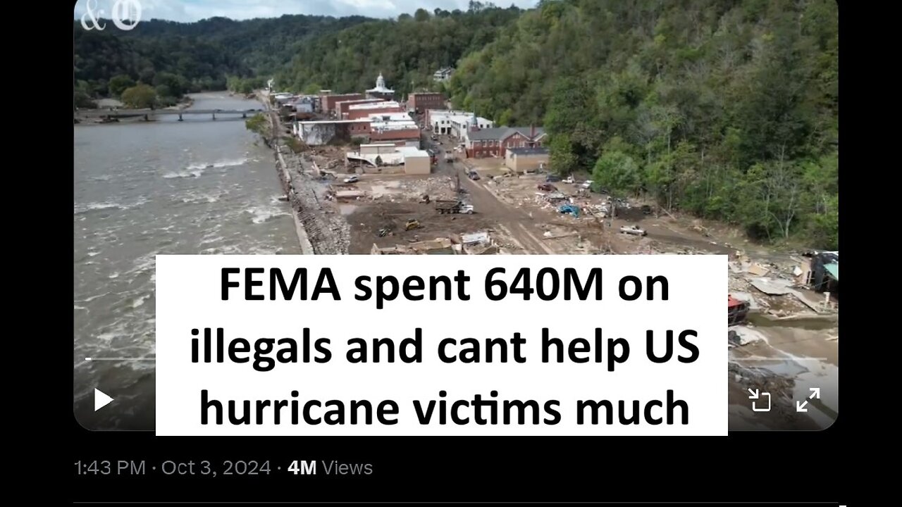 FEMA spend 640.9M on illegals not much left for hurricane victims