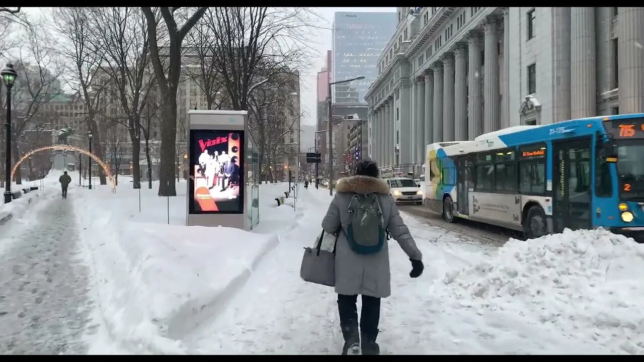 Montreal Winter Day Walk Tour January 2023