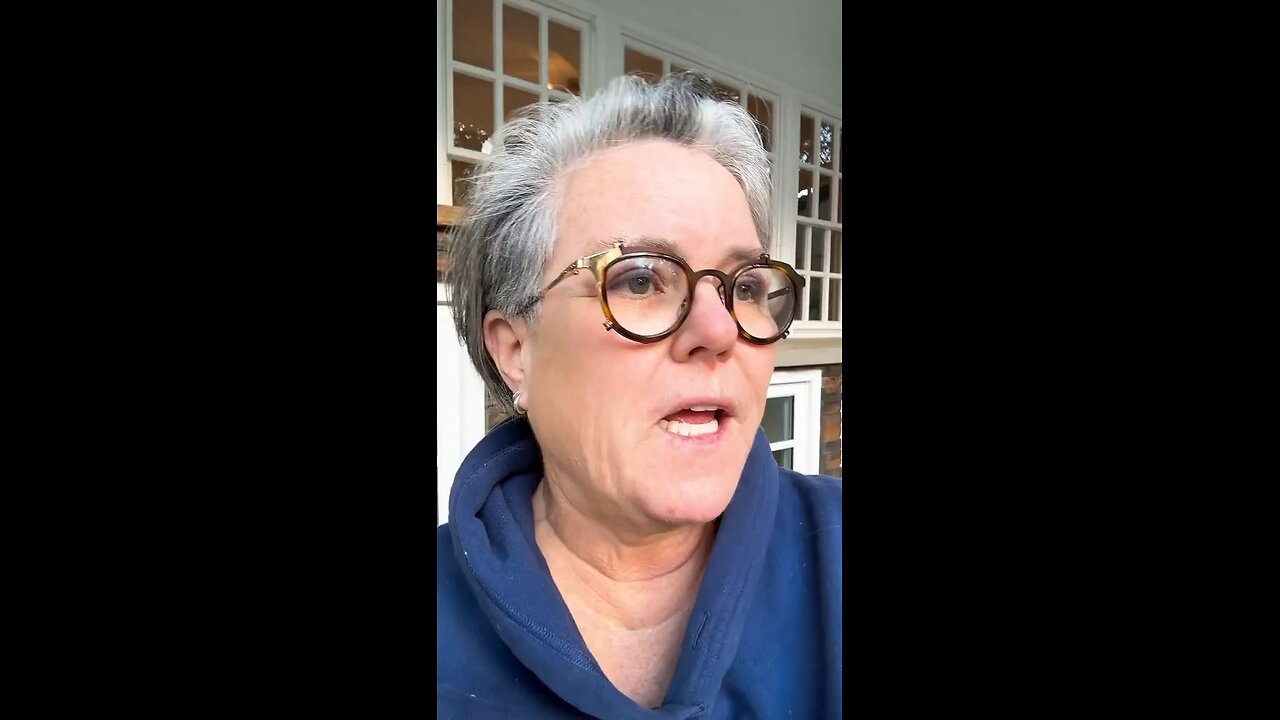 Rosie shares that she has PTSD from Trump's victory and has decided to stop watching the news