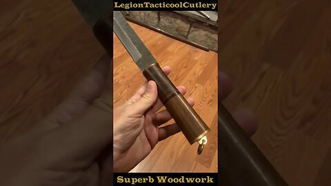 German made Seax in 1095 with handcrafted sheath!