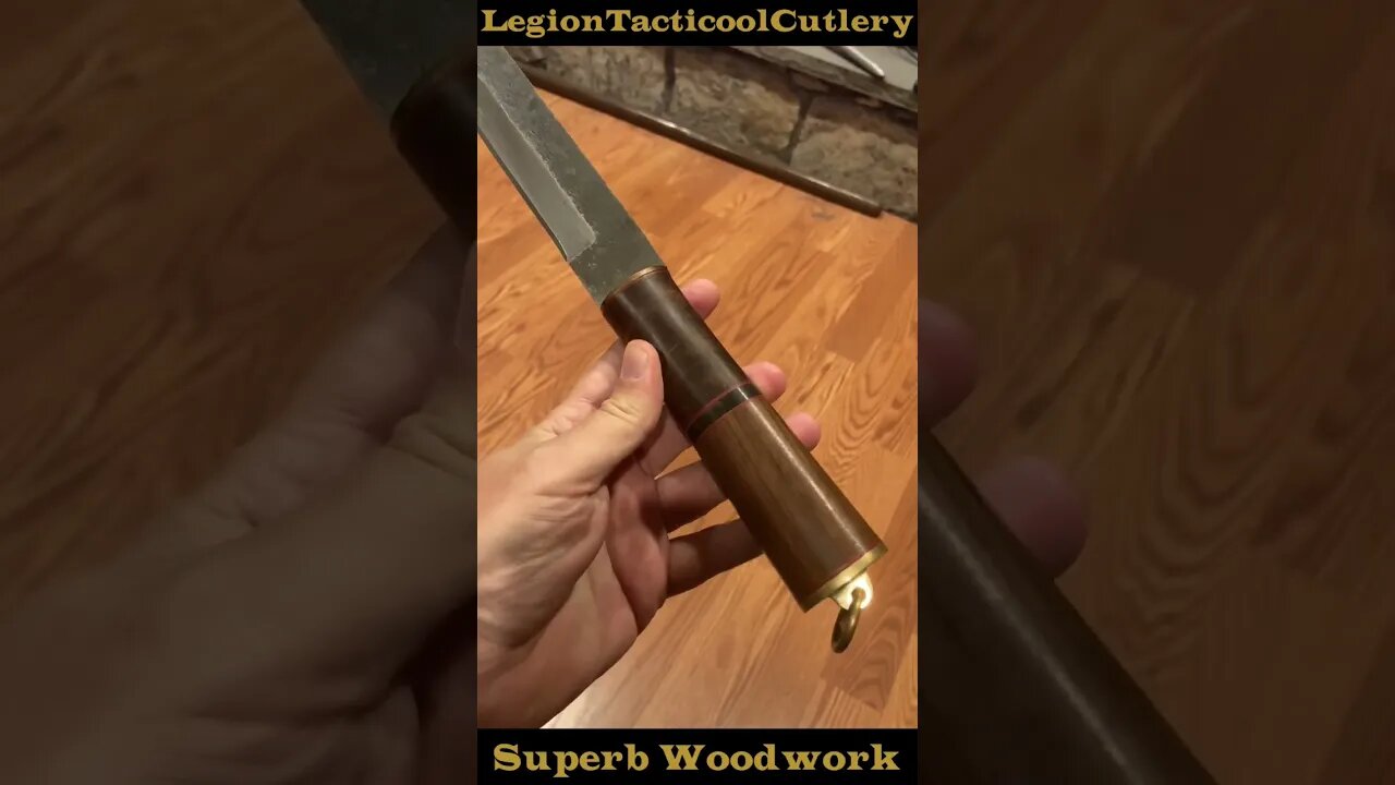 German made Seax in 1095 with handcrafted sheath!