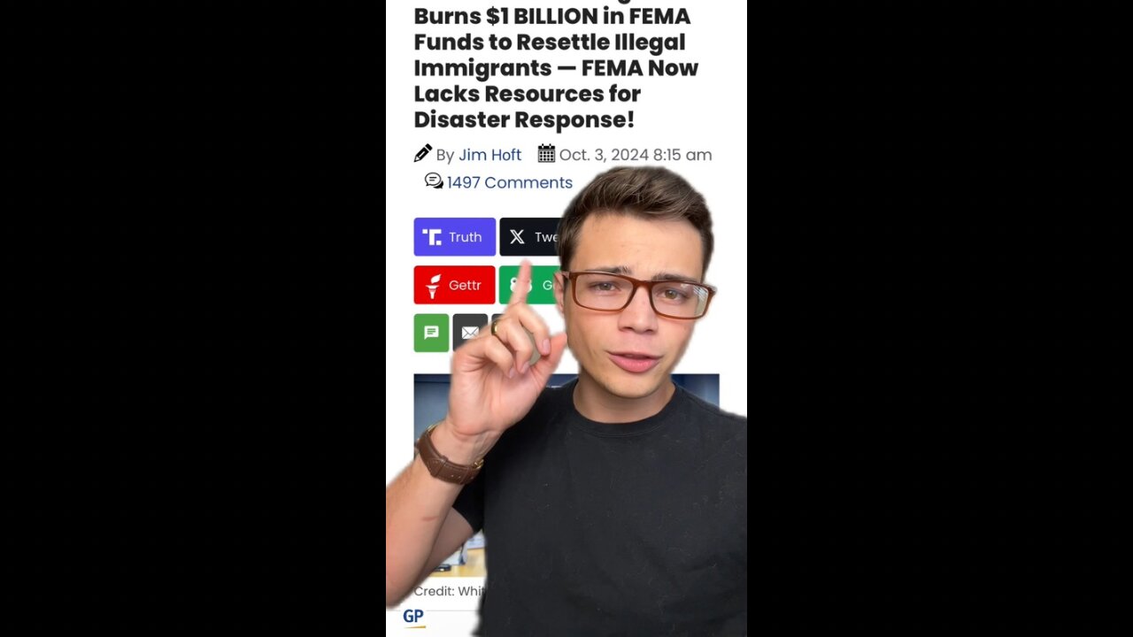 Victor Reacts: The American People Could Have Could Have Used that FEMA Money