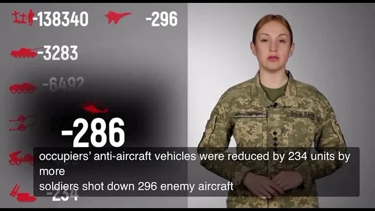 Ukrainian report on Russian losses