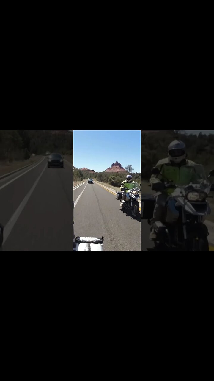 Short motorcycle ride Sedona az scenic views