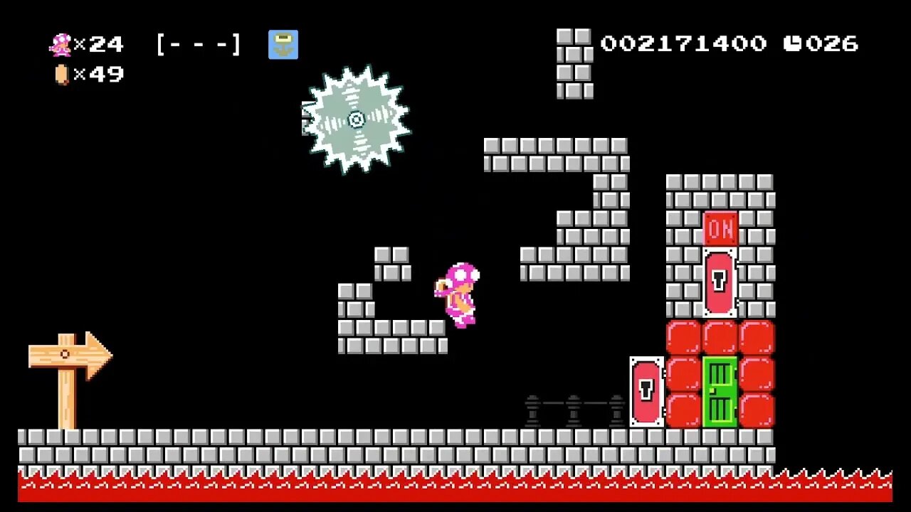 Mario Maker 2 Road to 1000, If I die the video ends 92