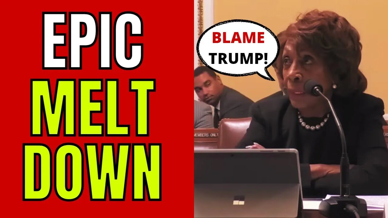 MAXINE WATERS MELTS DOWN, BLAMES TRUMP, REFUSES TO DENOUNCE SOCIALISM