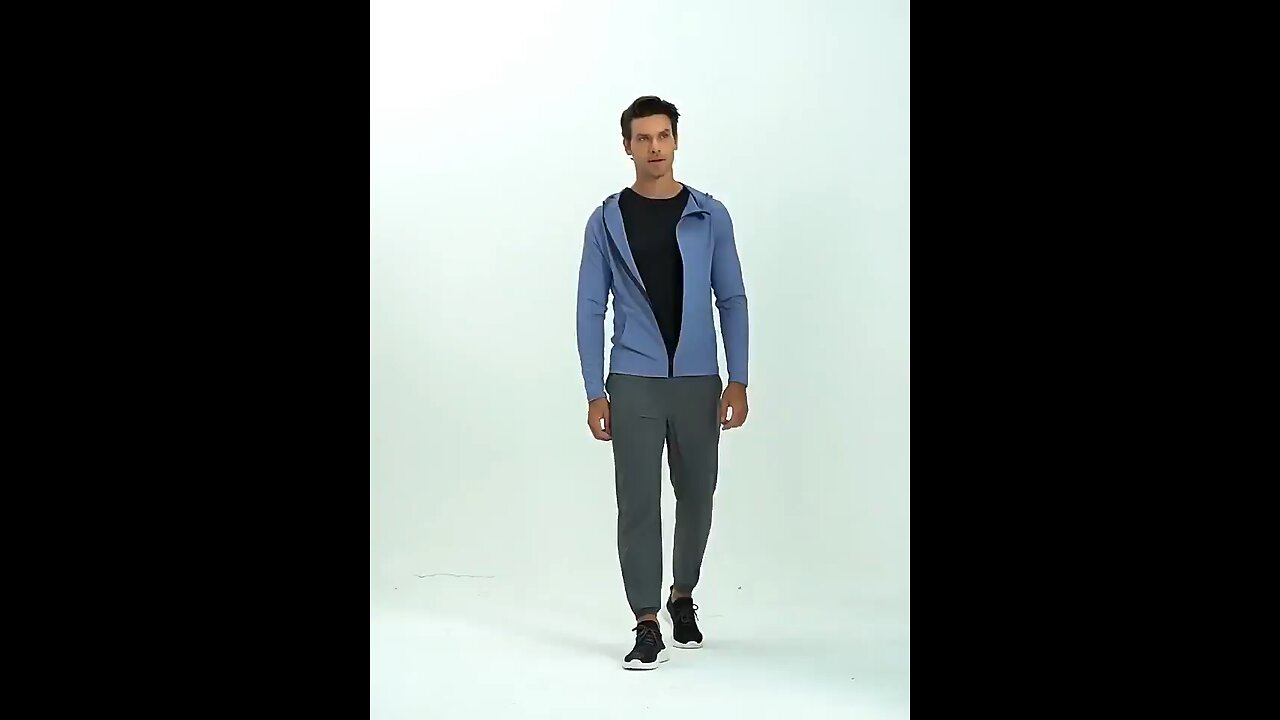 Mens Gym Jacket – Breathable, Windproof Fitness Coat