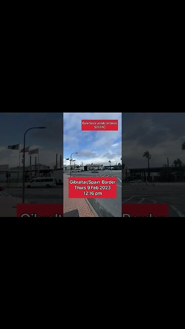 Gibraltar/Spain Border #shorts