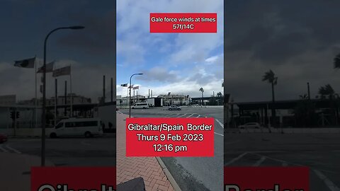 Gibraltar/Spain Border #shorts