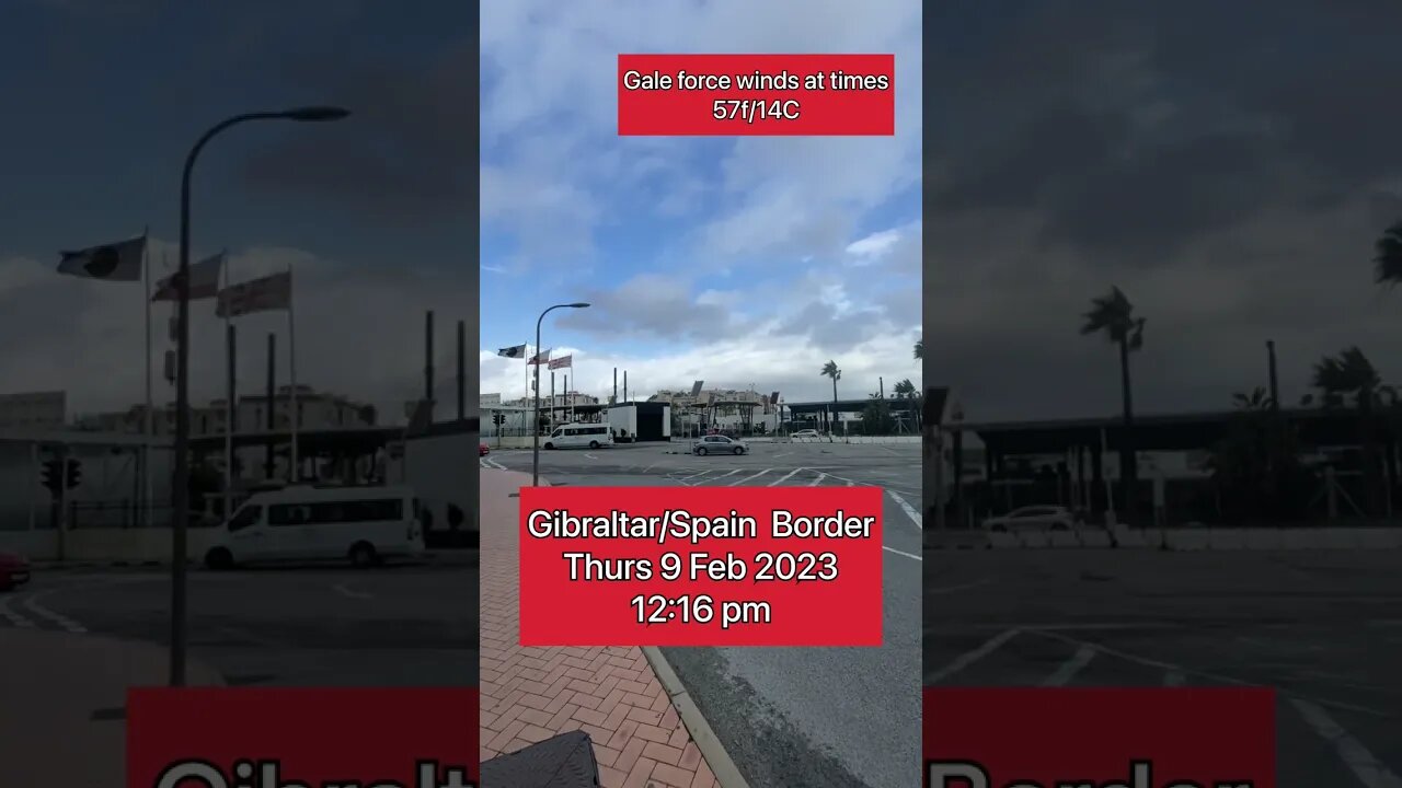 Gibraltar/Spain Border #shorts