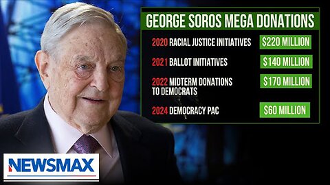 George Soros' money is all throughout the left's radical agenda | Rob Schmitt Tonight