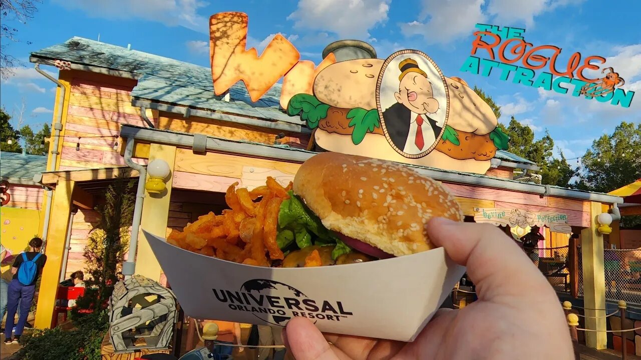 Finally Trying Wimpys Burgers At Universal Studios Islands Of Adventure
