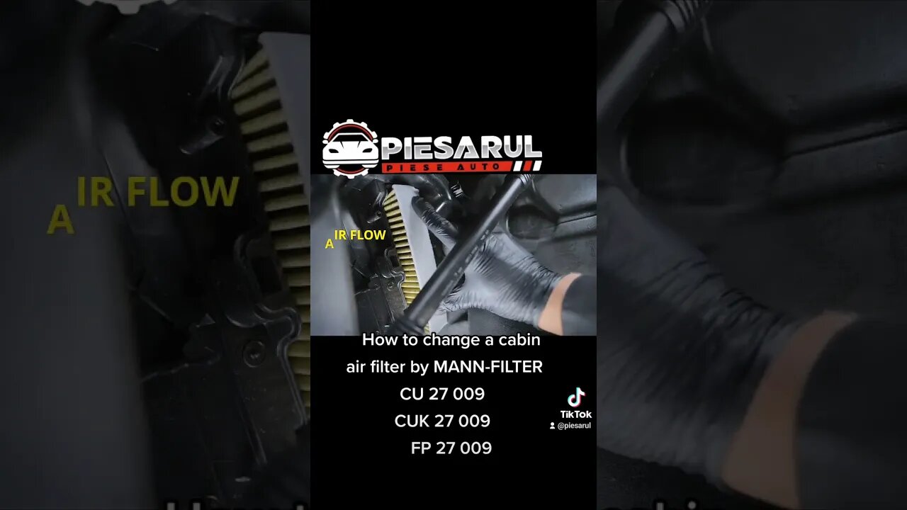 #How to #change a #cabin #air #filter by #MANN-FILTER #CU27009 #CUK27009 #FP27009 #piesarul