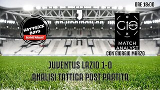 JUVENTUS LAZIO ANALISI POST PARTITA con Giorgio Marzo