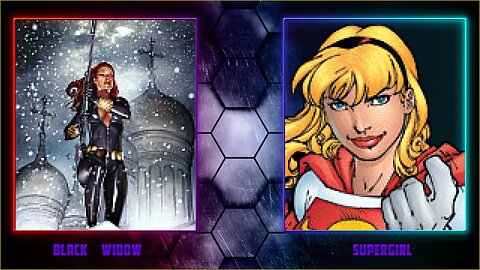 Mugen: Black Widow vs Super Girl