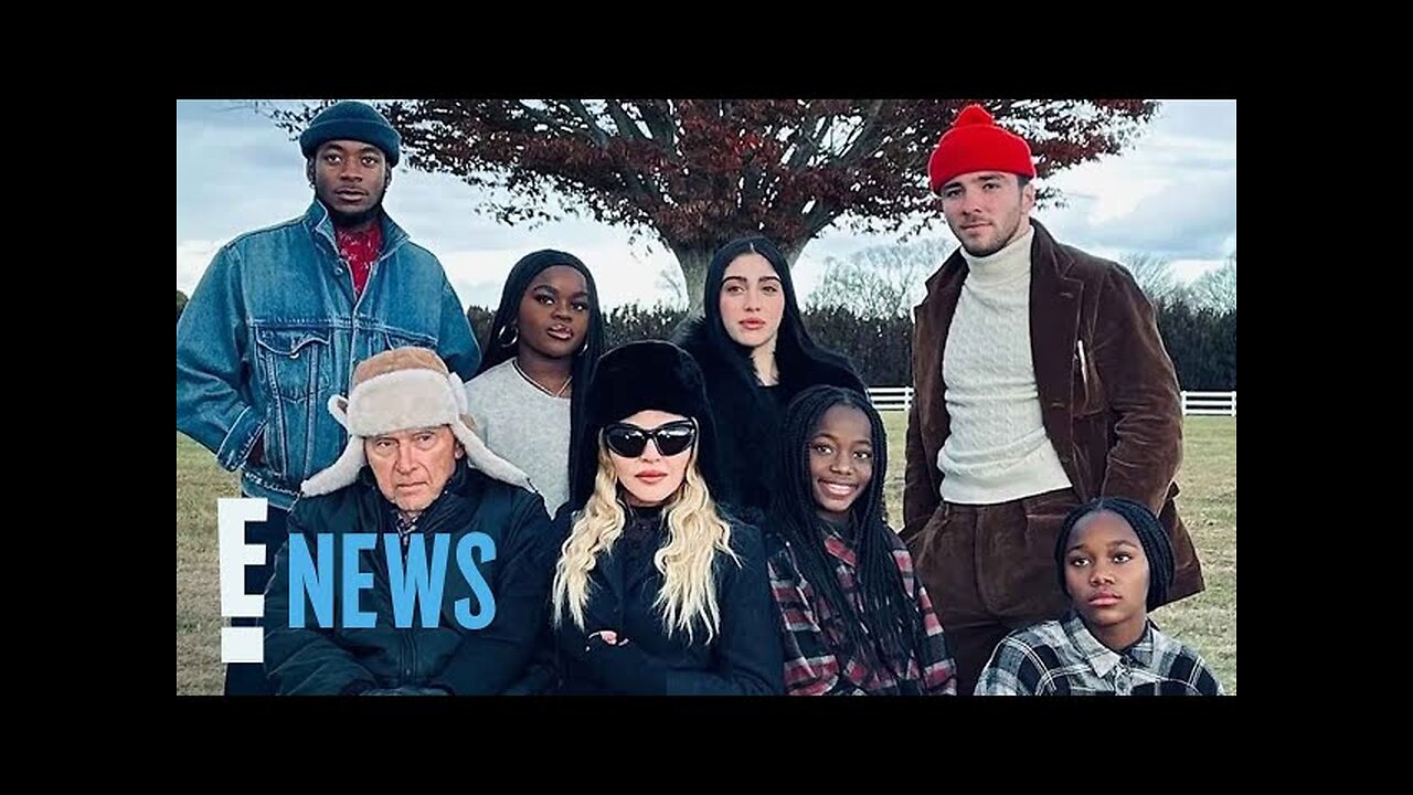 Madonna Posts RARE Holiday Photos With All 6 of Her Children and Father | E! News