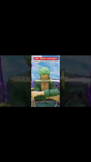 CHARMING DEMON SLEEPLESS NIGHT ONIGIRI - ONE PIECE ODYSSEY | Roronoa Zoro [4K 60FPS] #shorts
