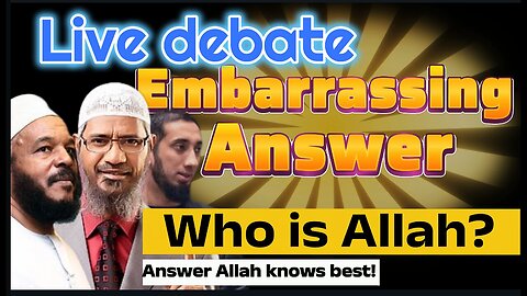 Who is Allah? Muslims' '"Allah knows best?" | Malay Subs |