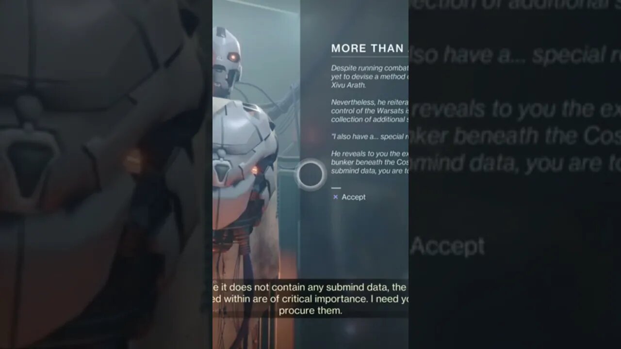 destiny 2. Rasputin needs a favor