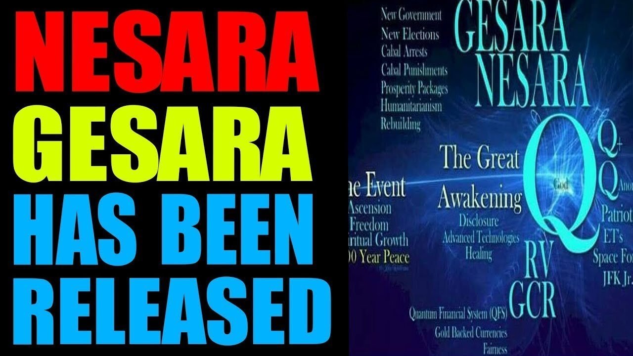 NESARA GESARA HAS BEEN RELEASED TODAY BIG UPDATE - TRUMP NEWS