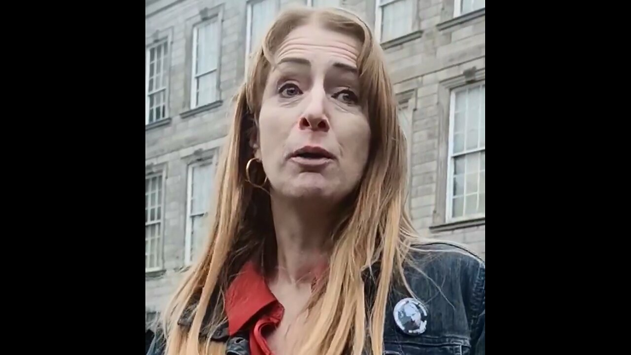 ►🚨▶◾️⚡️⚡️🇮🇱⚔️🇵🇸 Ireland MEP Clare Daly addressing the Trinity College Dublin encampment