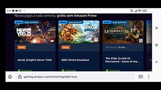 Jogos grátis na Amazon Prime Gaming