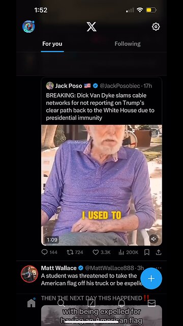 Dick Van Dyke slams cable networks..