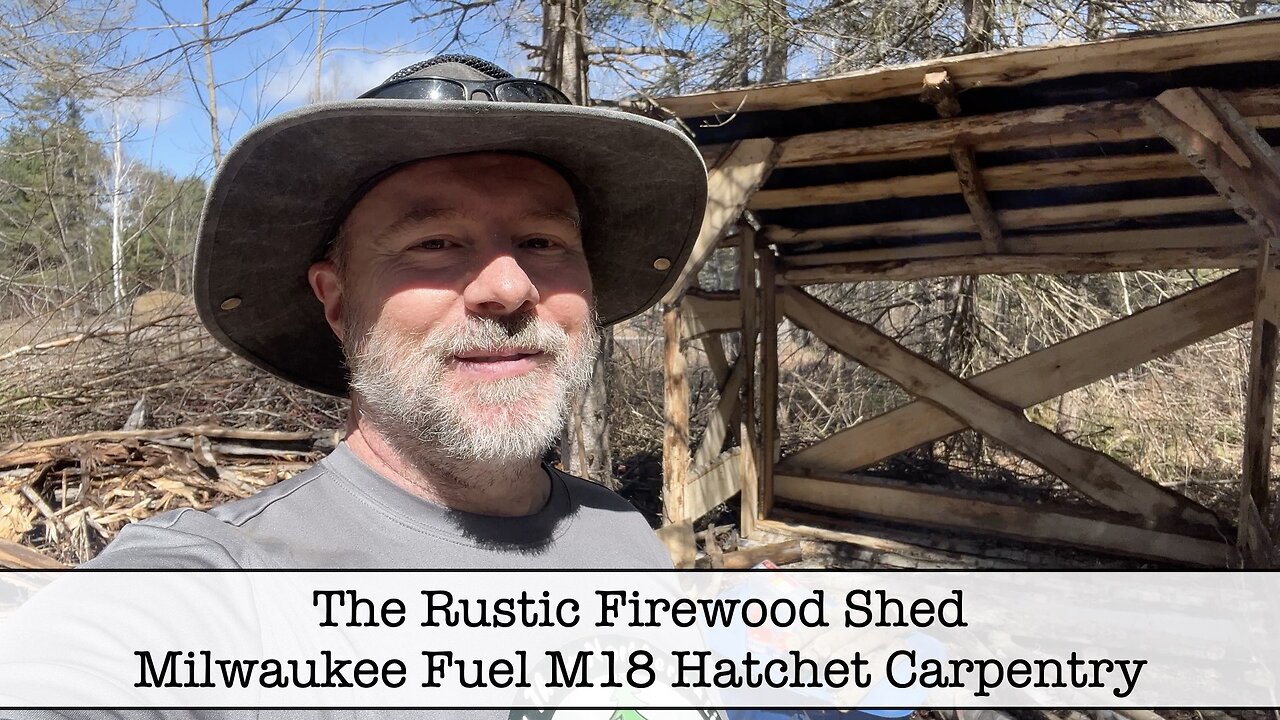 The Rustic Firewood Shed Milwaukke Fuel M18 Carpentry