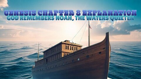 Genesis Chapter 8 Explanation, Diggin' Deeper Into Scripture