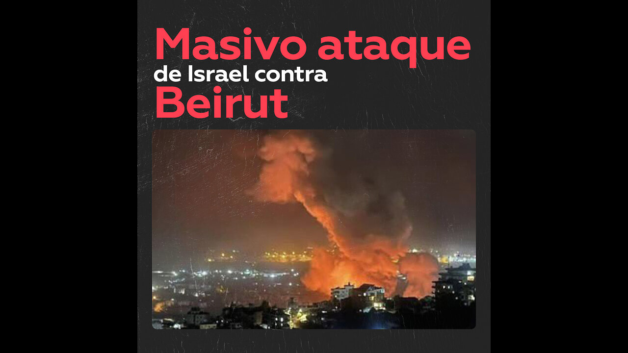 Israel intensifica ataques aéreos en Beirut