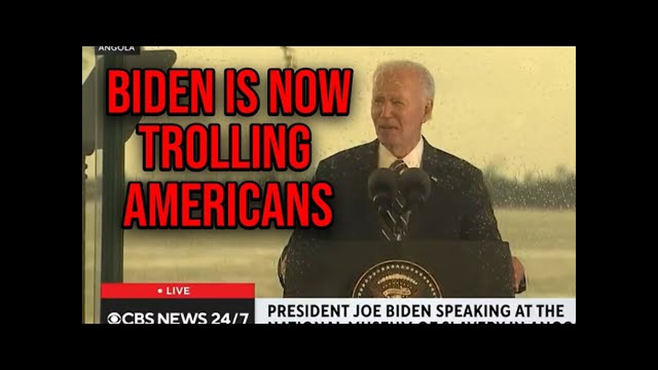 Biden Lets Americans Know He Truly Hates Them