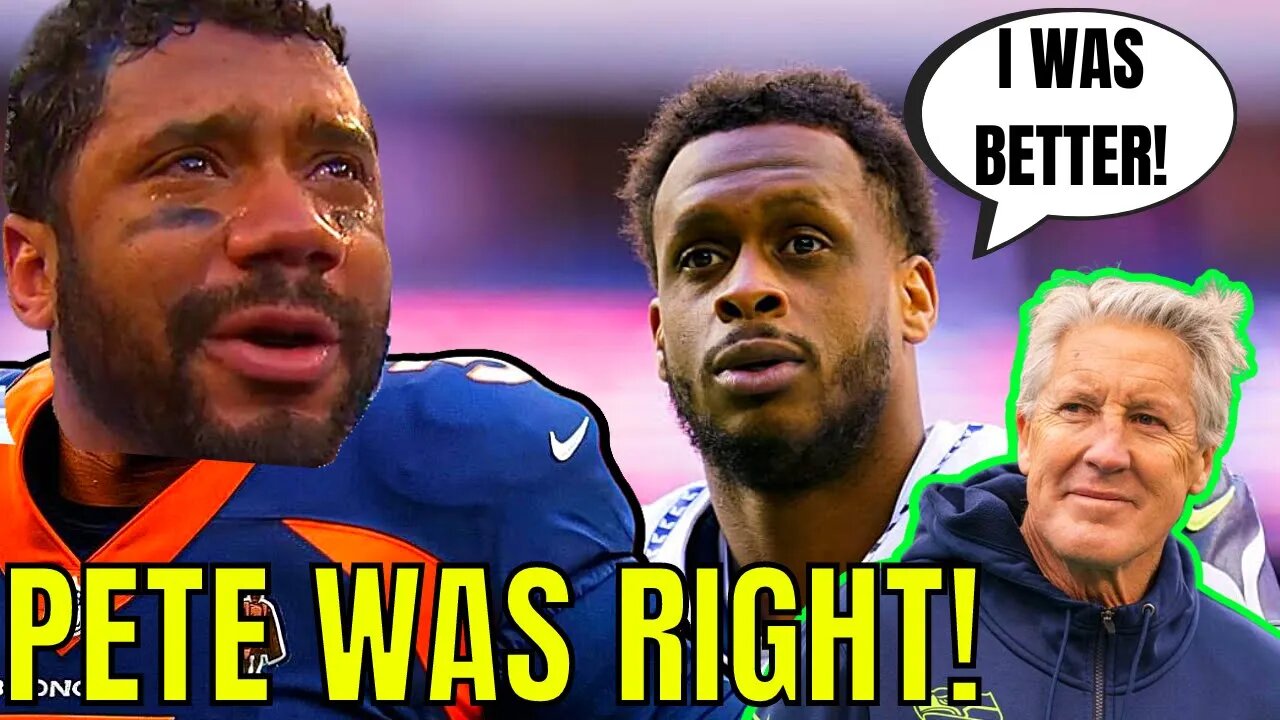 Seahawks QB Geno Smith Wanted To PROVE Pete Carroll Was RIGHT To GET RID of RUSSELL WILSON!