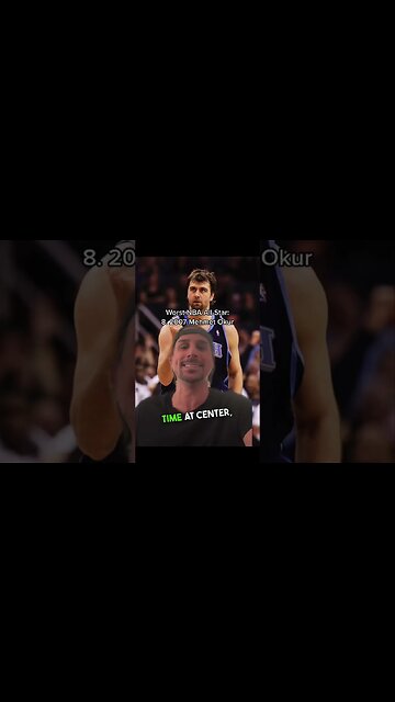 Mehmet Okur Worst NBA All-Star EVER? #shorts