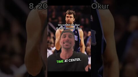 Mehmet Okur Worst NBA All-Star EVER? #shorts