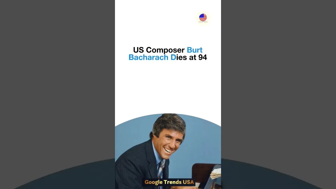 Burt Bacharah Dies #burtbacharach #shorts #shortvideo