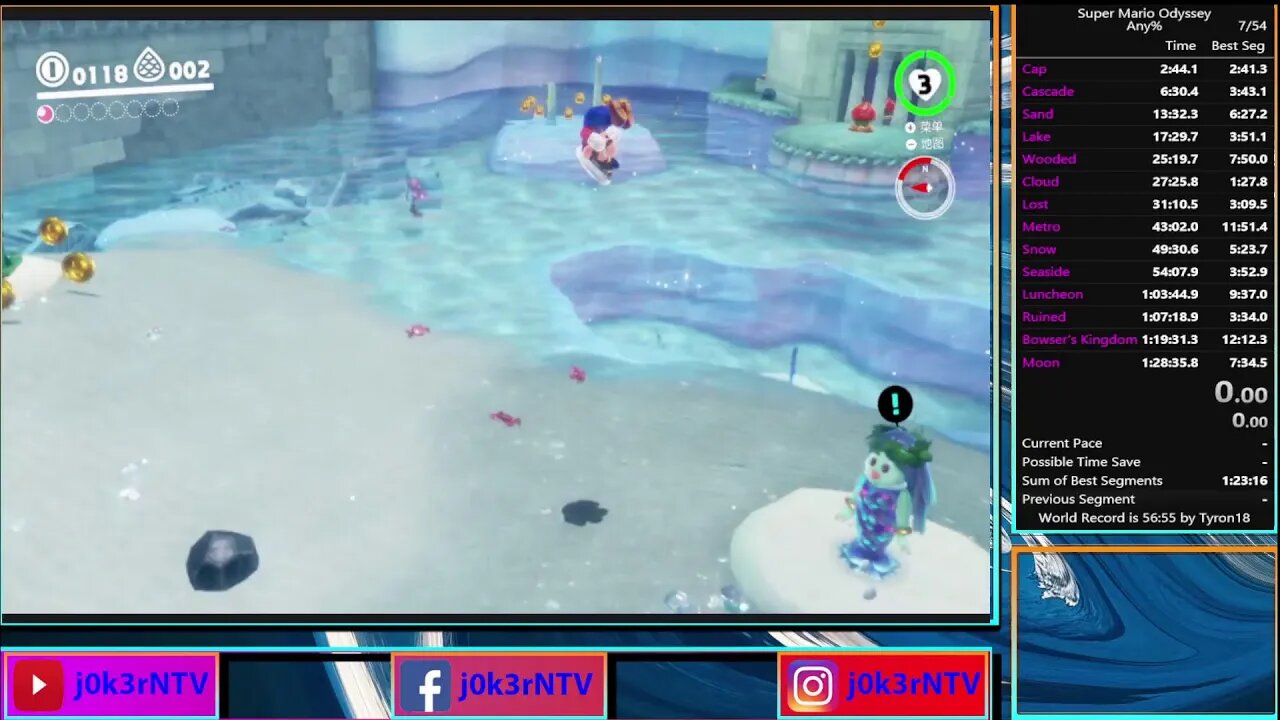 Trying for a sub 1:39 in Super Mario Odyssey!