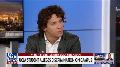 Protester Refuses To Shake Hands With Jewish UCLA Student