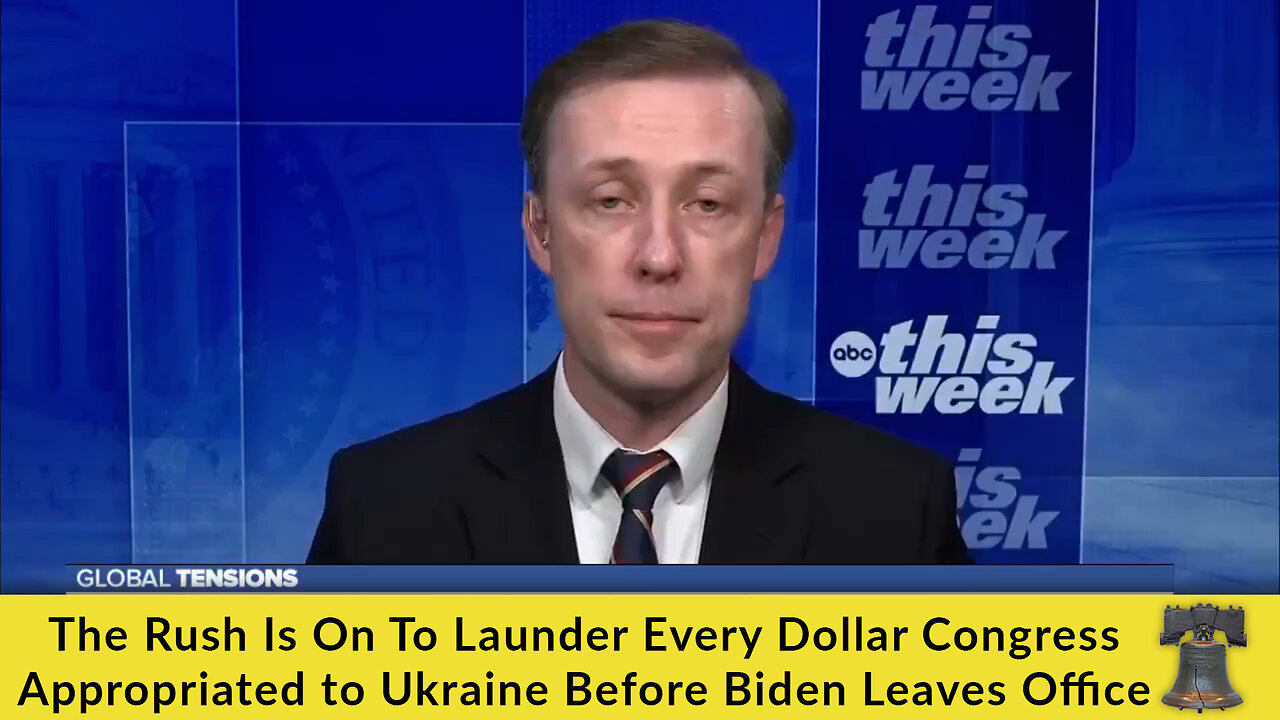 The Rush Is On To Launder Every Dollar Congress Appropriated to Ukraine Before Biden Leaves Office