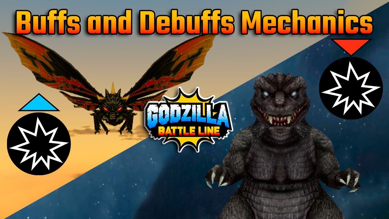 Godzilla Battle Line - How do Attack Buffs and Debuffs work?