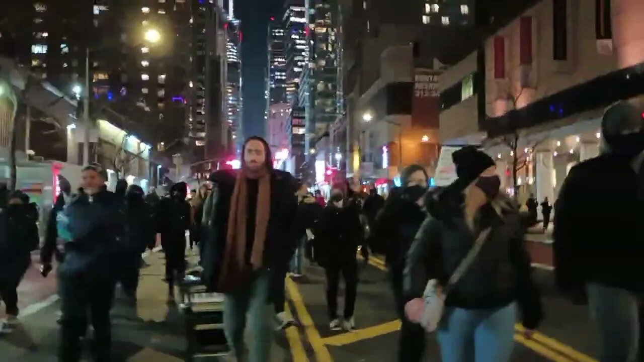 From the Justice for #TyreeNichols #TyreNichols March Times Square 1/27/23