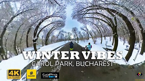 4k Virtual Tour at Carol Park Trailer - WINTER RIDE | Ambiental mix | 🇷🇴