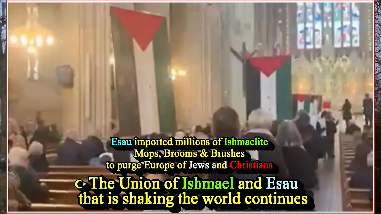 Edomite Pro-Ishmaelite Palestinian Protesters Interrupt Cathedral Service in Britainistan