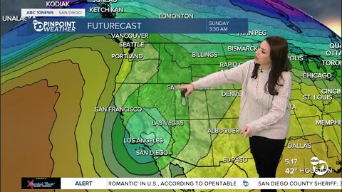 ABC 10News Pinpoint Weather with Meteorologist Megan Parry