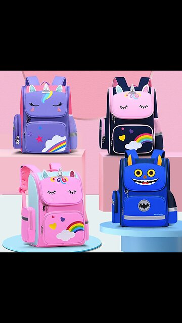 SALE!! School Backpack Cartoon Unicorn Bagpack