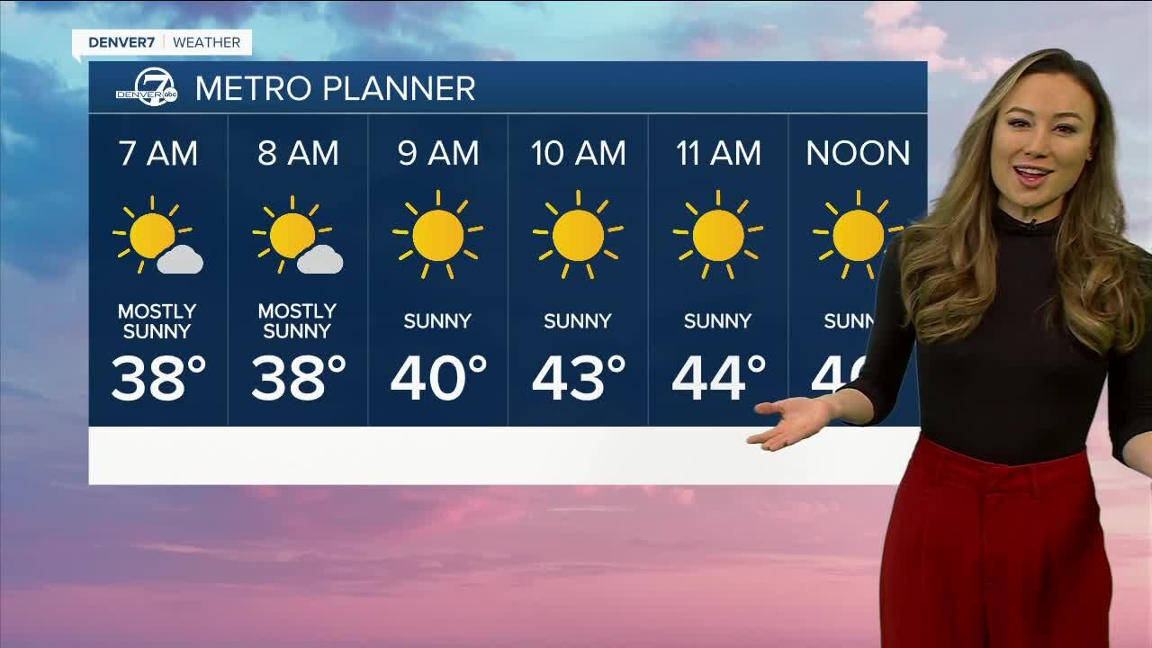 Mild temps and sunny skies Saturday