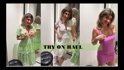 Summer Dresses Try-On Haul At the Mall [Maya Kennedy] #1