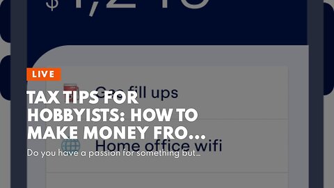 Tax Tips for Hobbyists: How to Make Money from Your Hobby